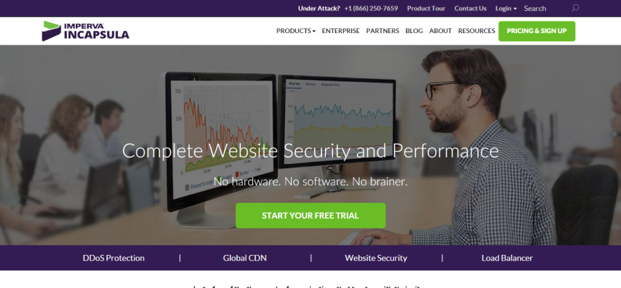 CDN  Website Security  DDoS Protection  Load Balancing   Incapsula