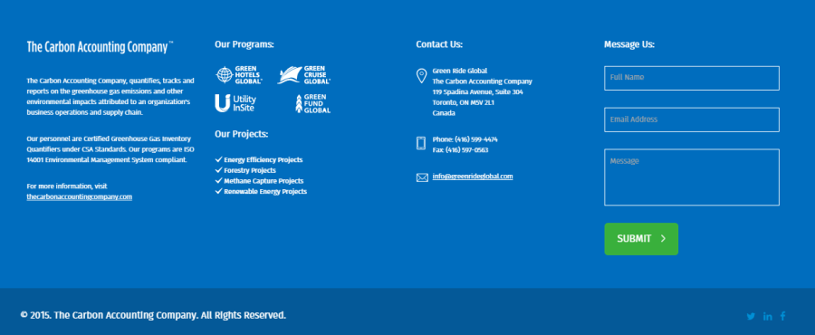 Contact Footer