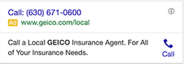 google call-only ads