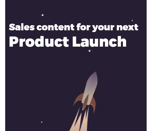 sales content for product launch