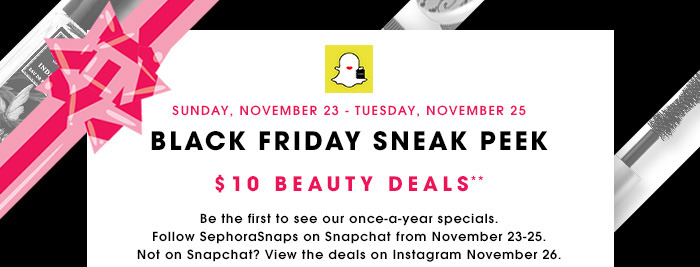 Sephora holiday email campaign 