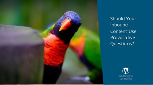 Should Your Inbound Content Use Provocative Questions?