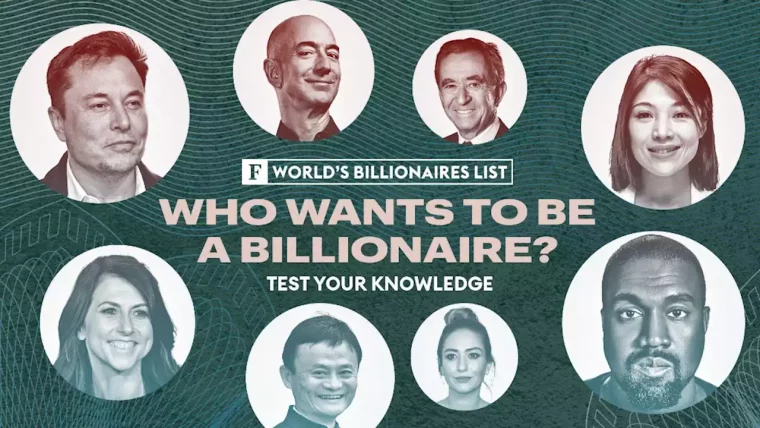 Forbes quiz Who wants to be a billionaire