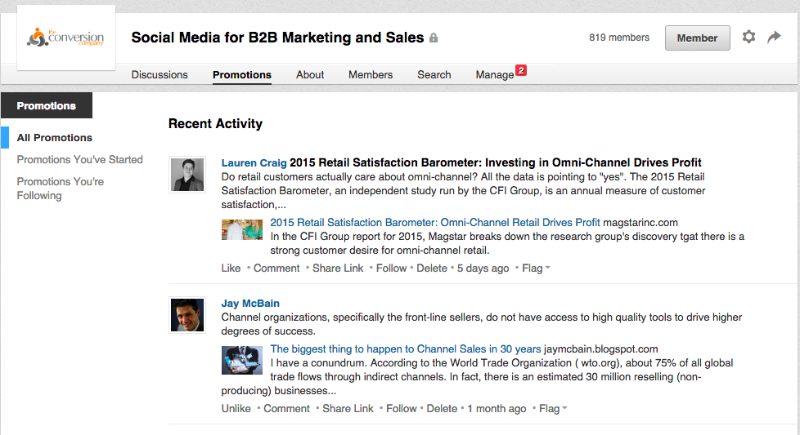 LinkedIn Group Promotions Tab: 12 Changes Coming Soon To Your LinkedIn Groups, by Mindi Rosser of The Conversion Company