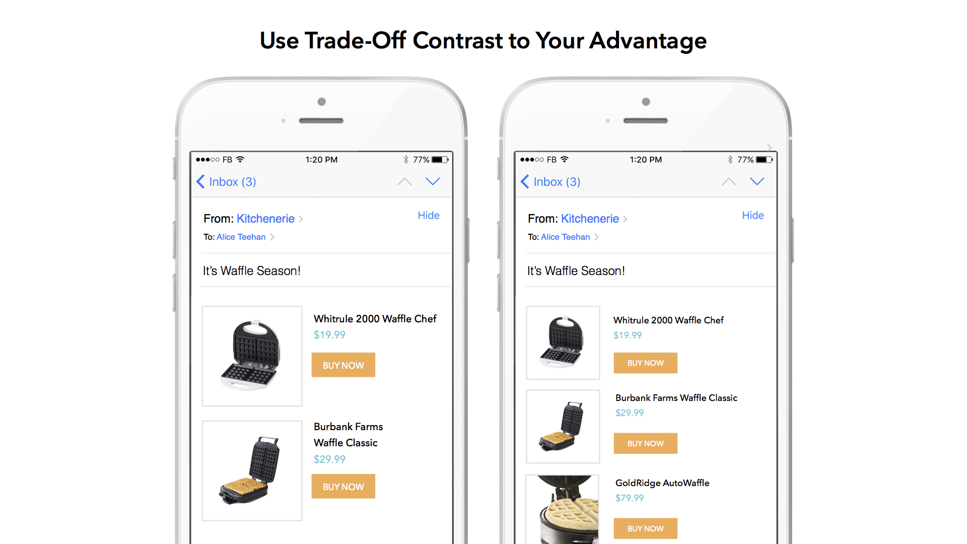 Use Trade-Off Contrast to Your Advantage