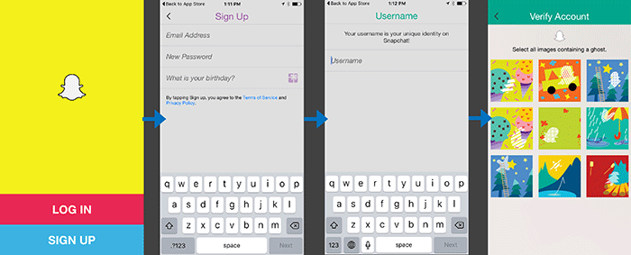 Create Snapchat Account