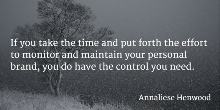 Personal Branding Issues: Control