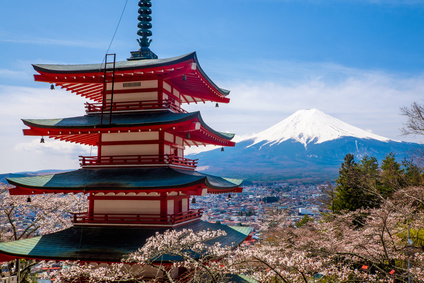 The mount Fuji, Japan