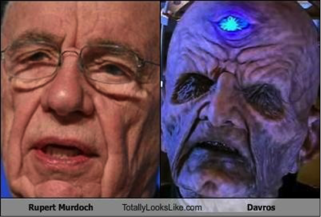 Ruper Murdoch looks like Davros