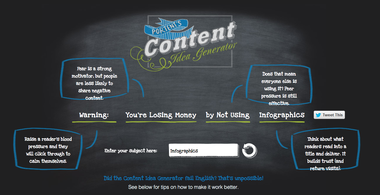 content generator