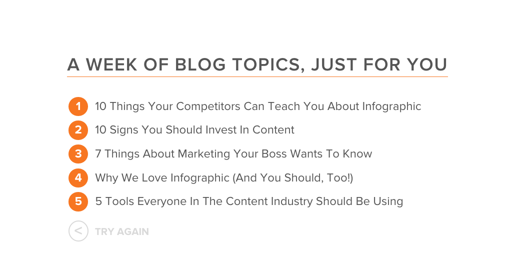 hubspot blog generator