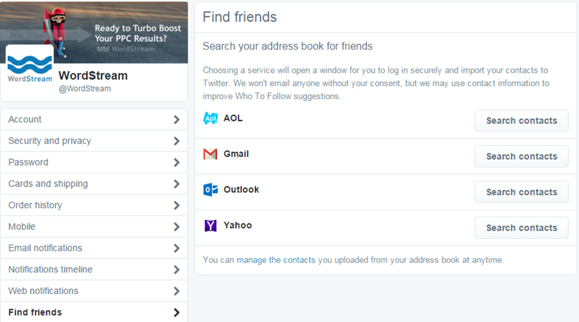 email list twitter upload