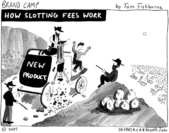 retail product placement fees slotting