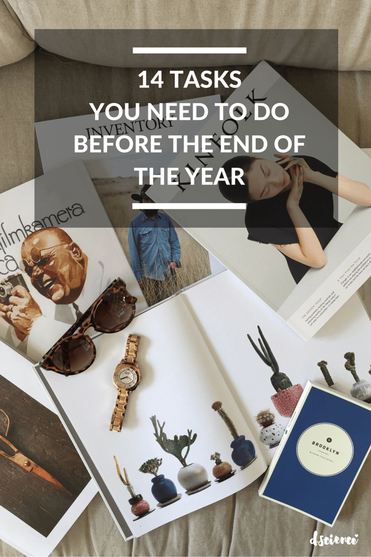 14 tasks you need to do before the end of the year