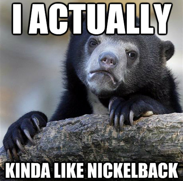 Confession Bear Nickleback