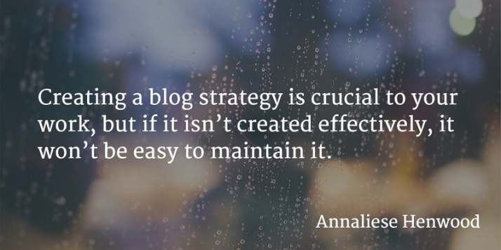 Blog Strategy: Intro