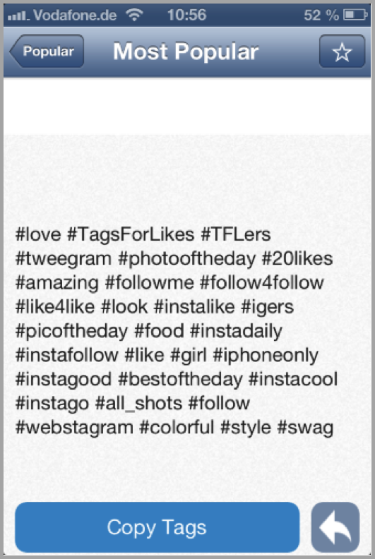 Popular hashtags - get more instagram followers
