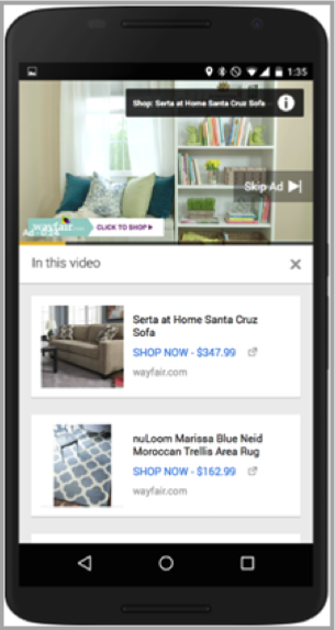 YouTube on mobile for mobile video advertising
