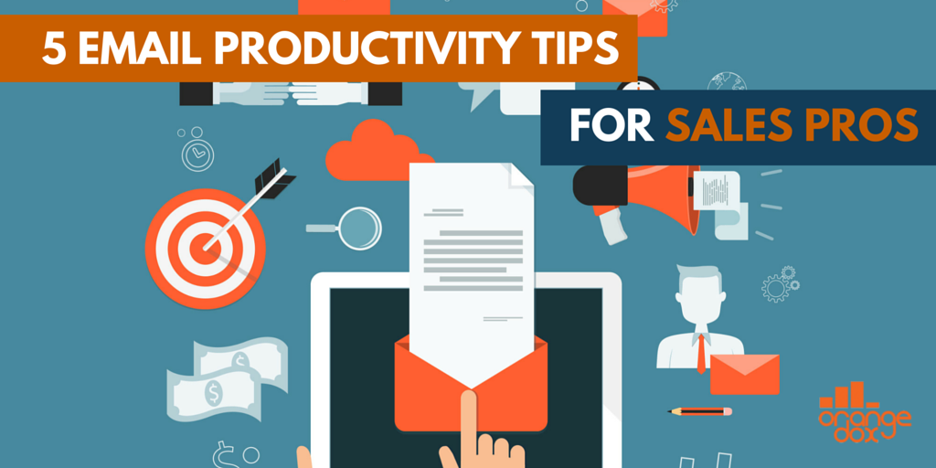 Email productivity tips for sales professionals