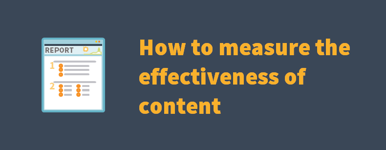 How to measure the effectiveness of content