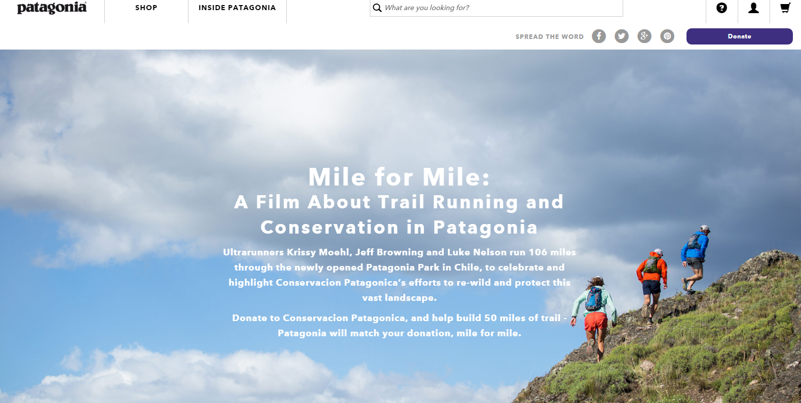 Patagonia Mile for Mile