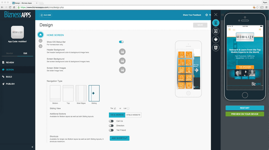 how to create an app