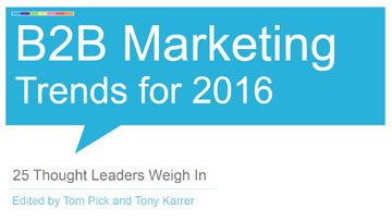 B2B Marketing Trends for 2016 eBook