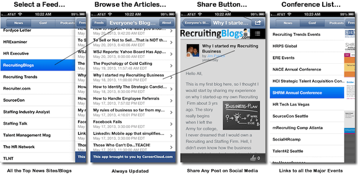 career cloud screenshot