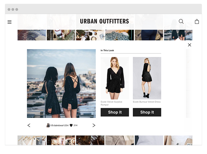 instagram images and ecommerce
