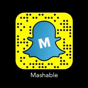 Mashable Snapcode