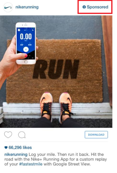 Nike Instagram Ad 