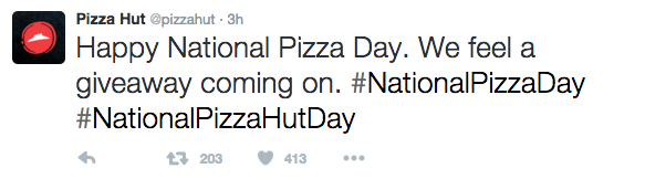 Pizza-Hut-Tweet-Example