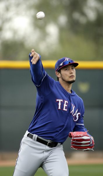 Texas Rangers starting pitcher Yu Darvish.