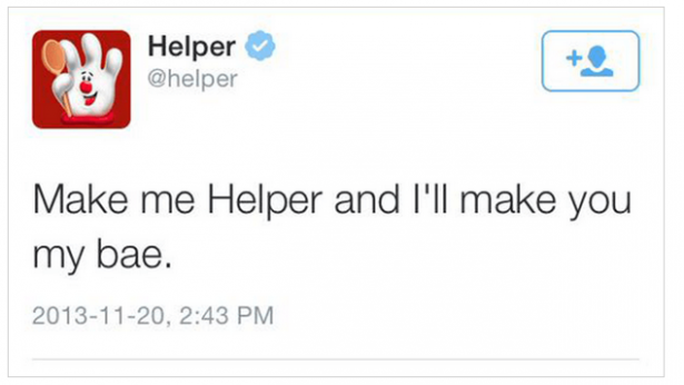 Hamburger Helper Tweet