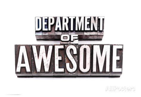 department of awesome - office poster