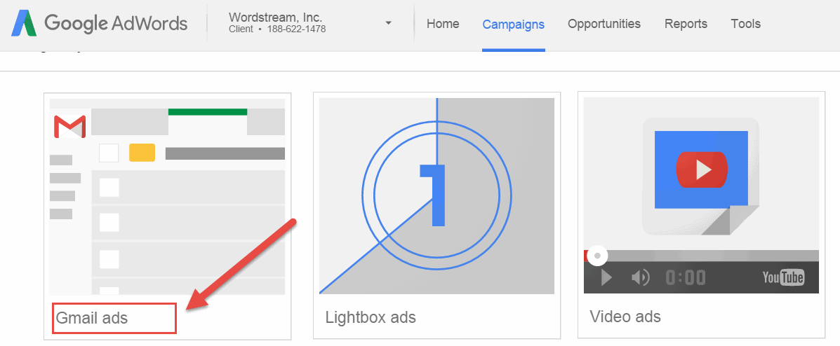 gmail ad examples