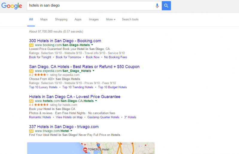 Starting today, Google officially began rolling out 4 ads on the first page.