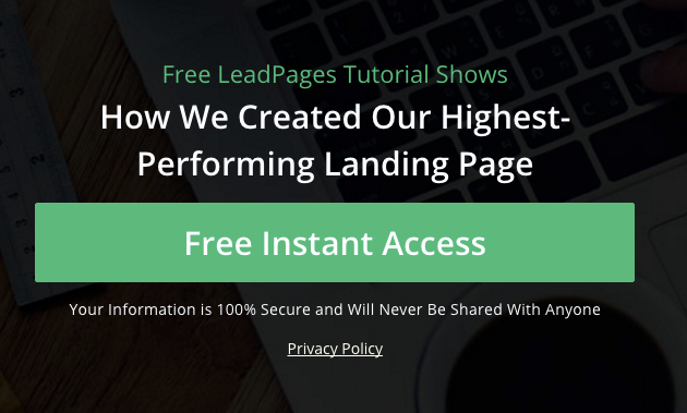 trust symbols for landing pages