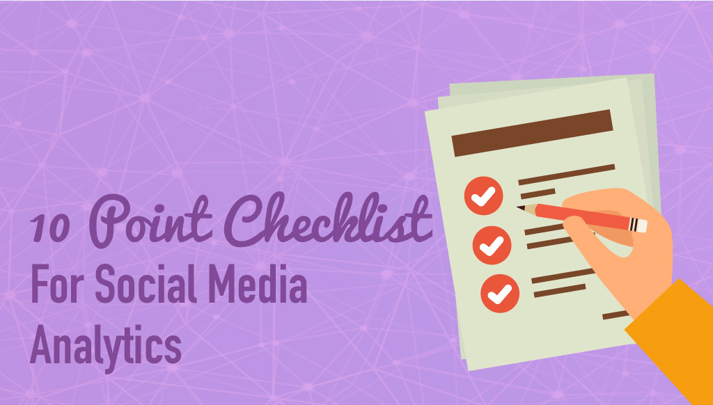 10 point checklist social media analytics - image