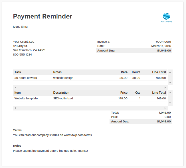 ZipBooks - 10 Free Invoice Services for SmallBiz Owners & Entrepreneurs