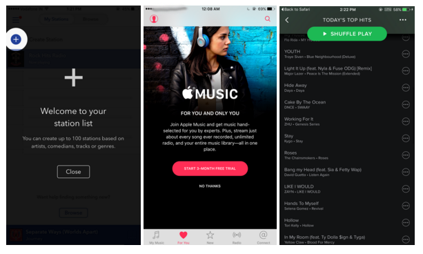 7-Music Streaming Mobile Marketing Examples