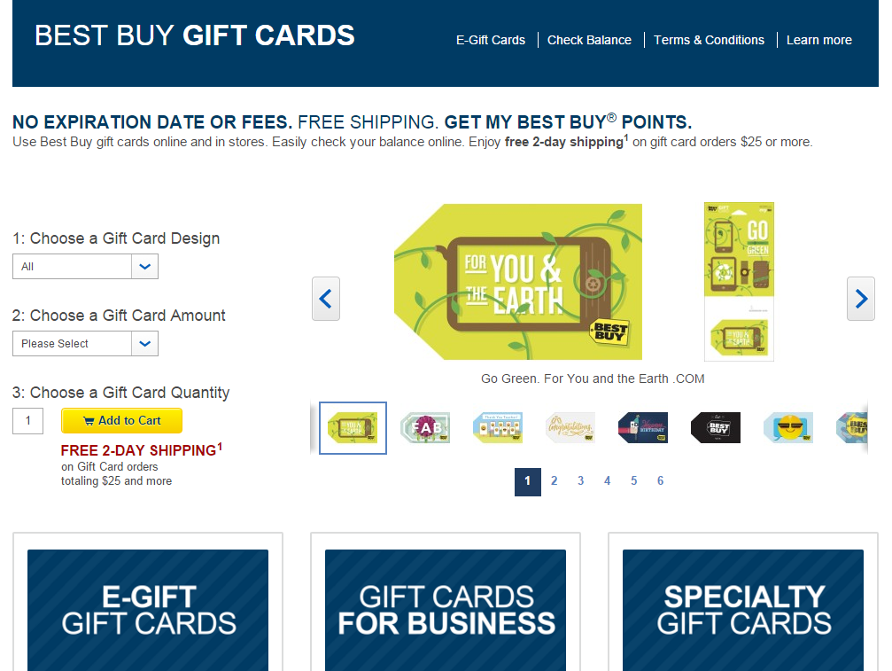 Best Buy gift cards