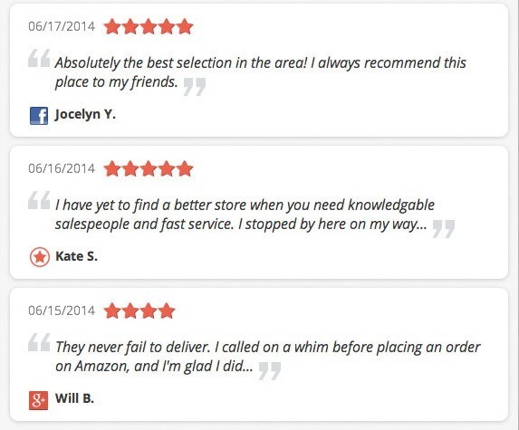 Great Ratings