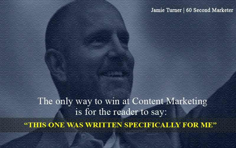 Jamie Turner Quote on Content Marketing