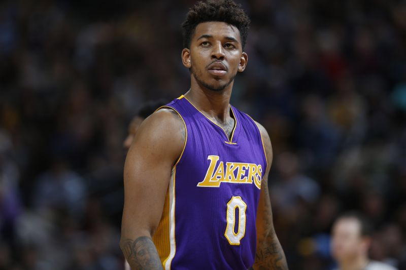 Los Angeles Lakers guard/forward Nick Young.