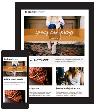 Vertical Response Newsletter Template