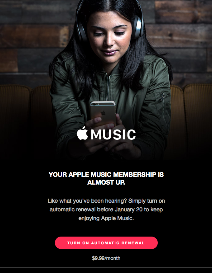 apple-music-behavioral-email-marketing-example