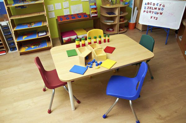 interior of a kindergarten