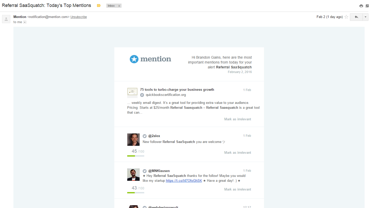 mention-lifecycle-customer-email-marketing-example