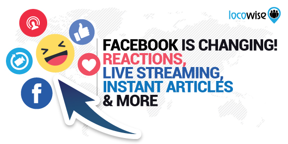 Facebook Is Changing! Reactions, Live Streaming And More